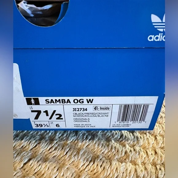 Adidas Women’s Leopard Print Sneakers with Orange Laces Size 7.5 - Picture 6 of 8